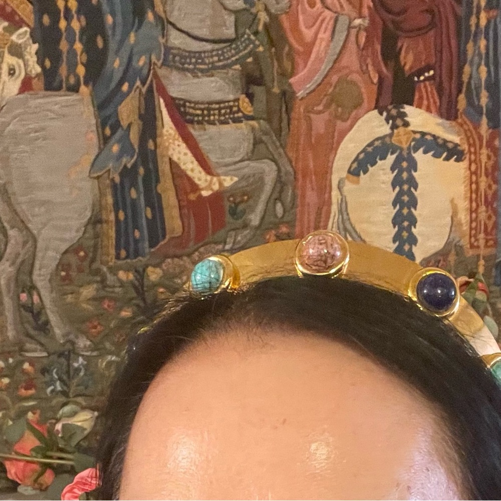 Lelet headband Greek Goddess with real stones
